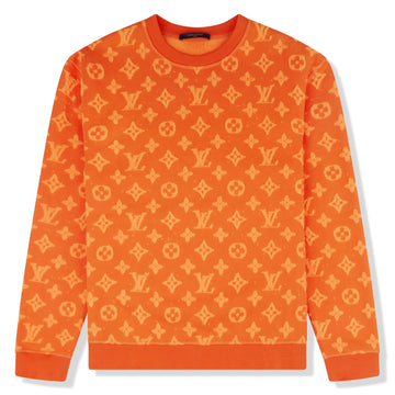 Preloved - Louis Vuitton Monogram Orange Sweatshirt