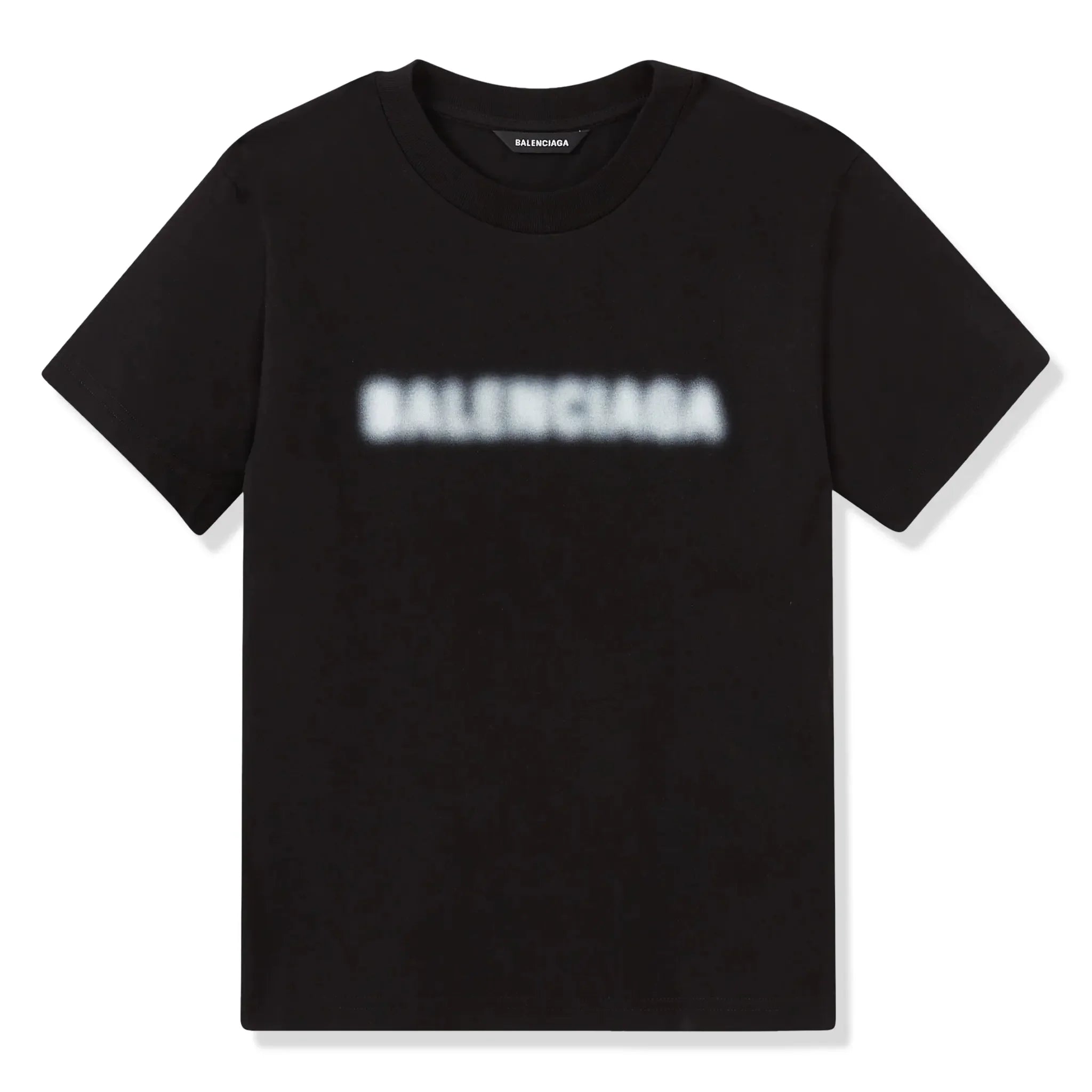 Preloved - Balenciaga Blurry Logo Kids Black T Shirt