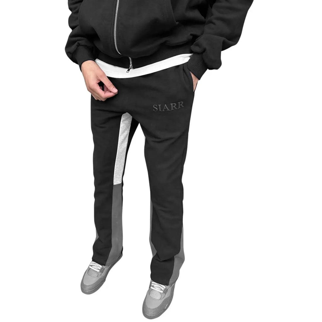 SIARR Black Flared Joggers