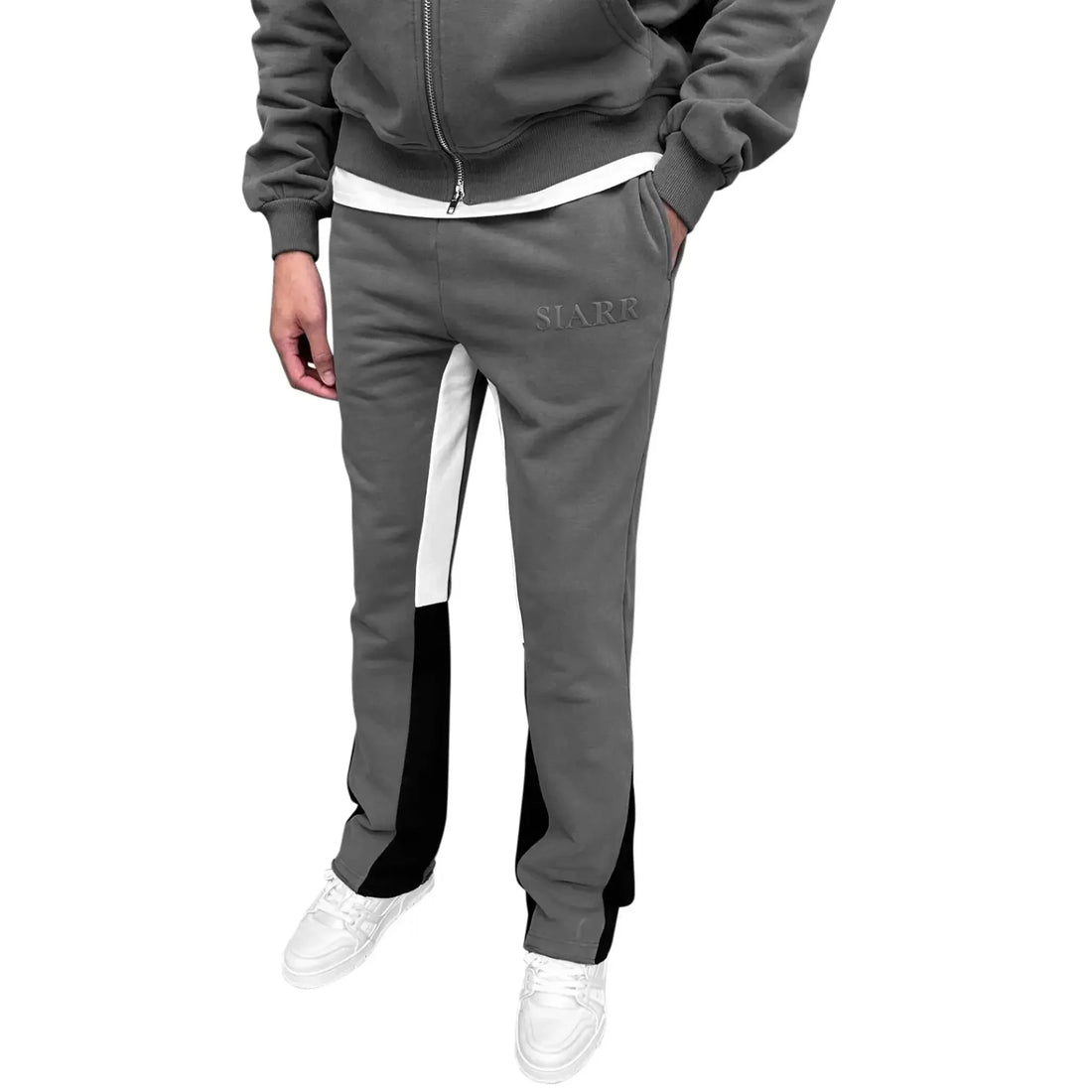 SIARR Dark Grey Flared Joggers