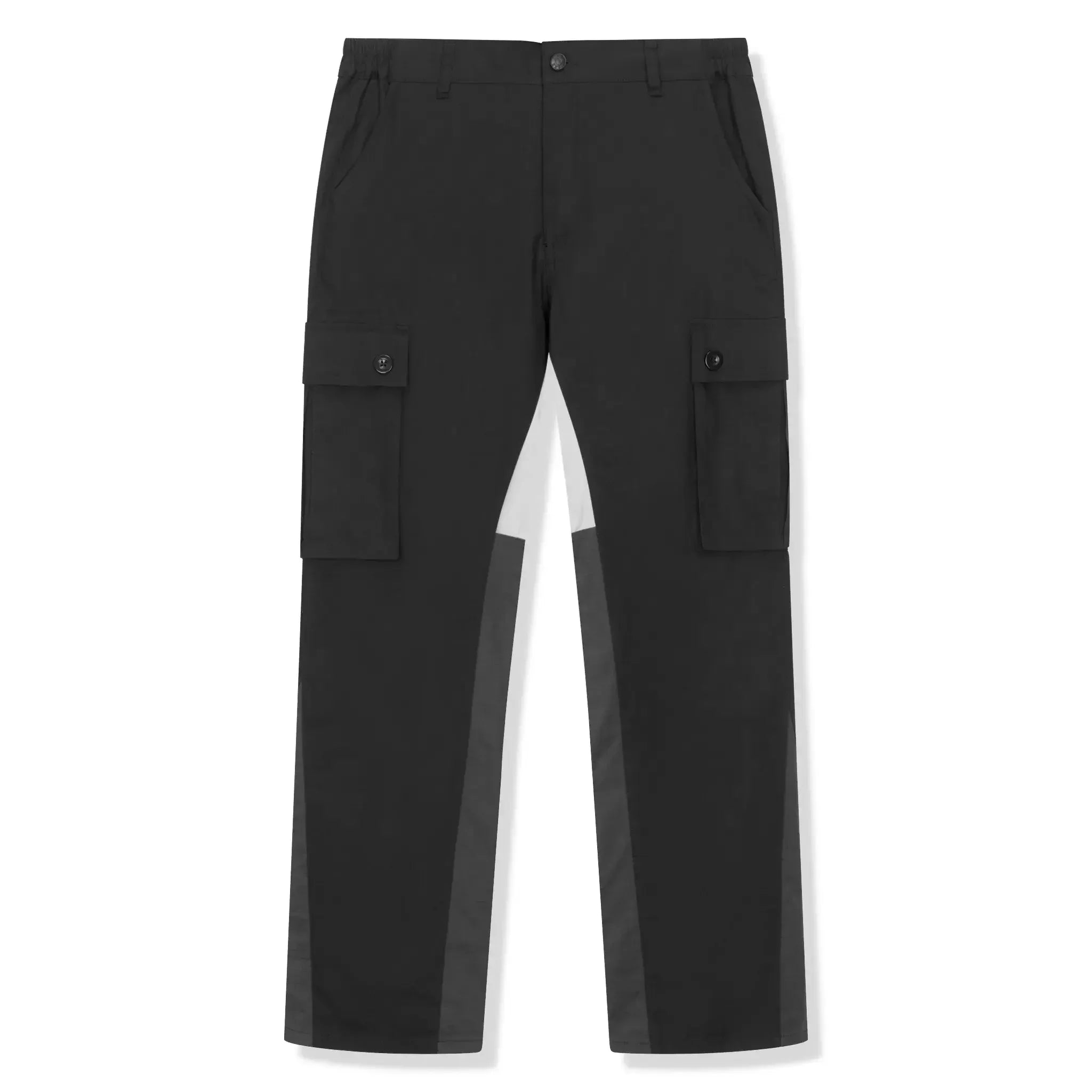 SIARR Flared Black Cargo Pants