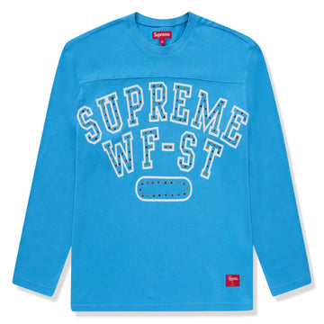 Supreme Athletic Studded L/S Blue T Shirt