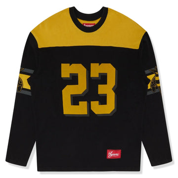 Supreme Bumblebee L/S Black Football T Shirt (FW23)