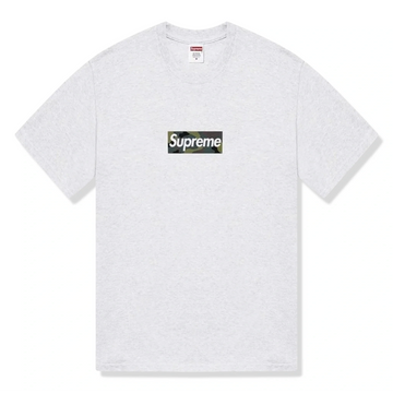 Supreme Camo Box Logo Ash Grey T Shirt (FW23)