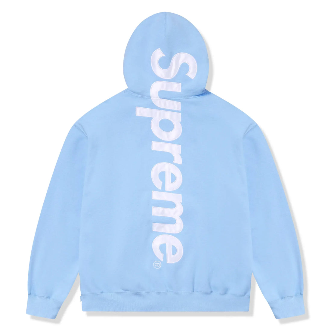 Supreme Satin Applique Light Blue Hoodie