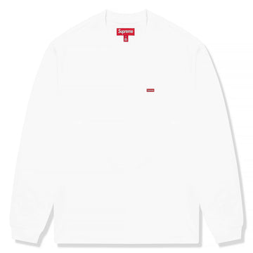 Supreme Small Box Logo L/S White T Shirt