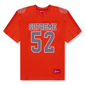 Supreme Spiderweb Orange Football Jersey