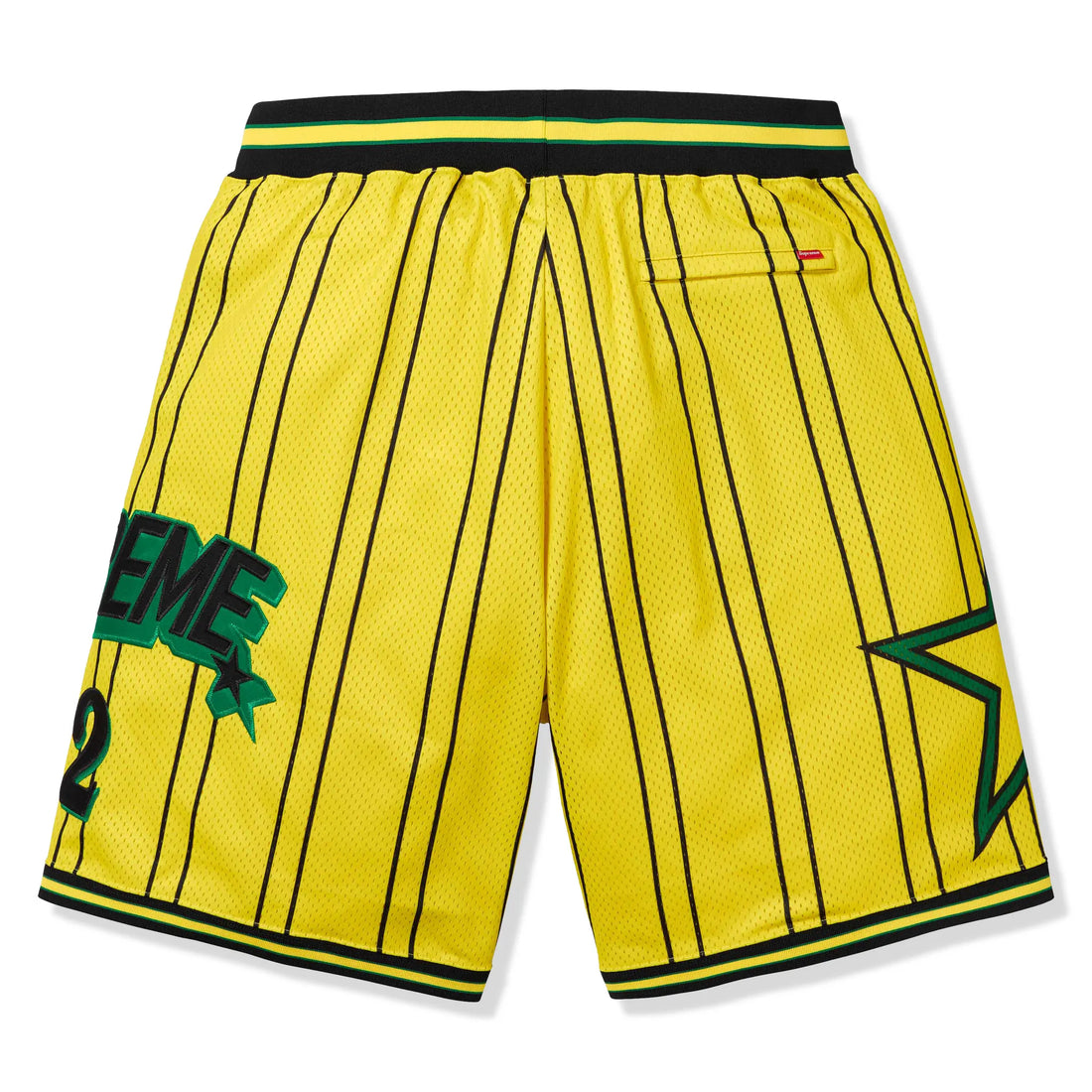 Supreme Star Basketball Yellow Shorts