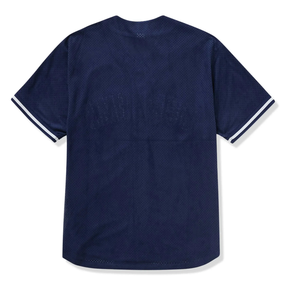 Supreme Ultrasuede Mesh Baseball Navy Blue Jersey