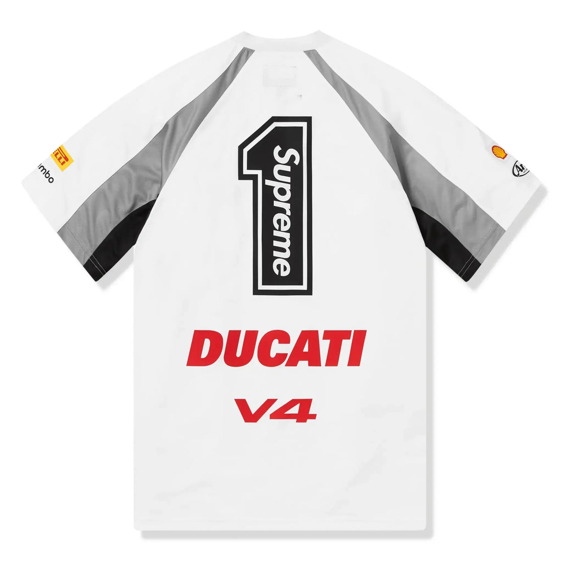 Supreme x Ducati Soccer White Jersey