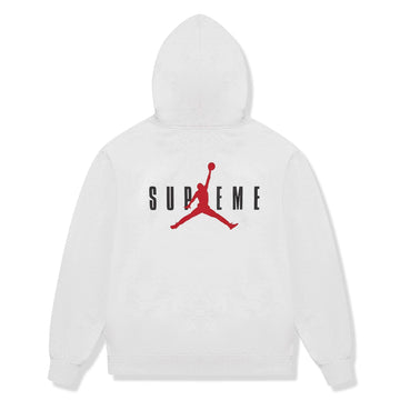 Supreme x Jordan Ash Grey Hoodie (FW24)