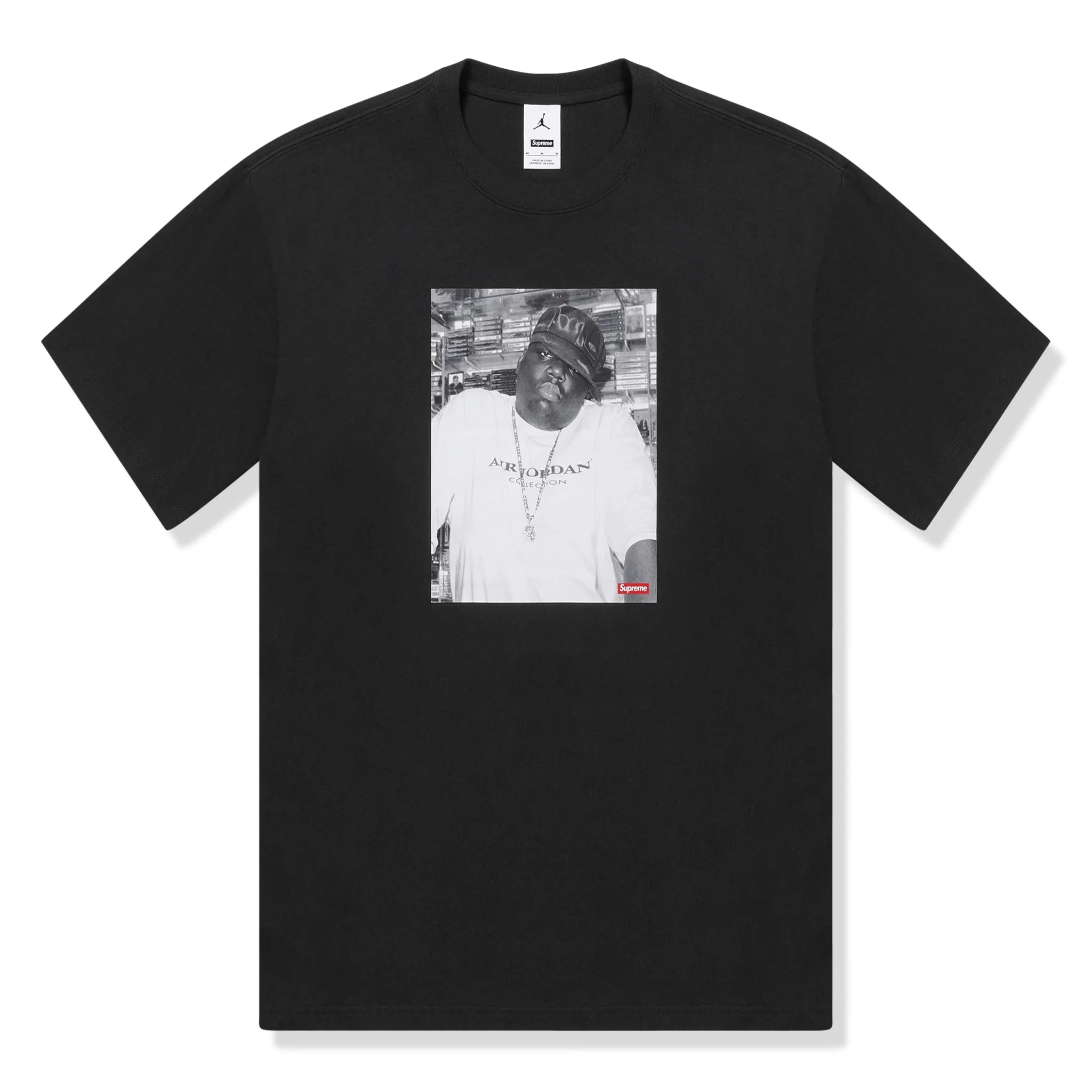 Supreme x Jordan Biggie Black T Shirt