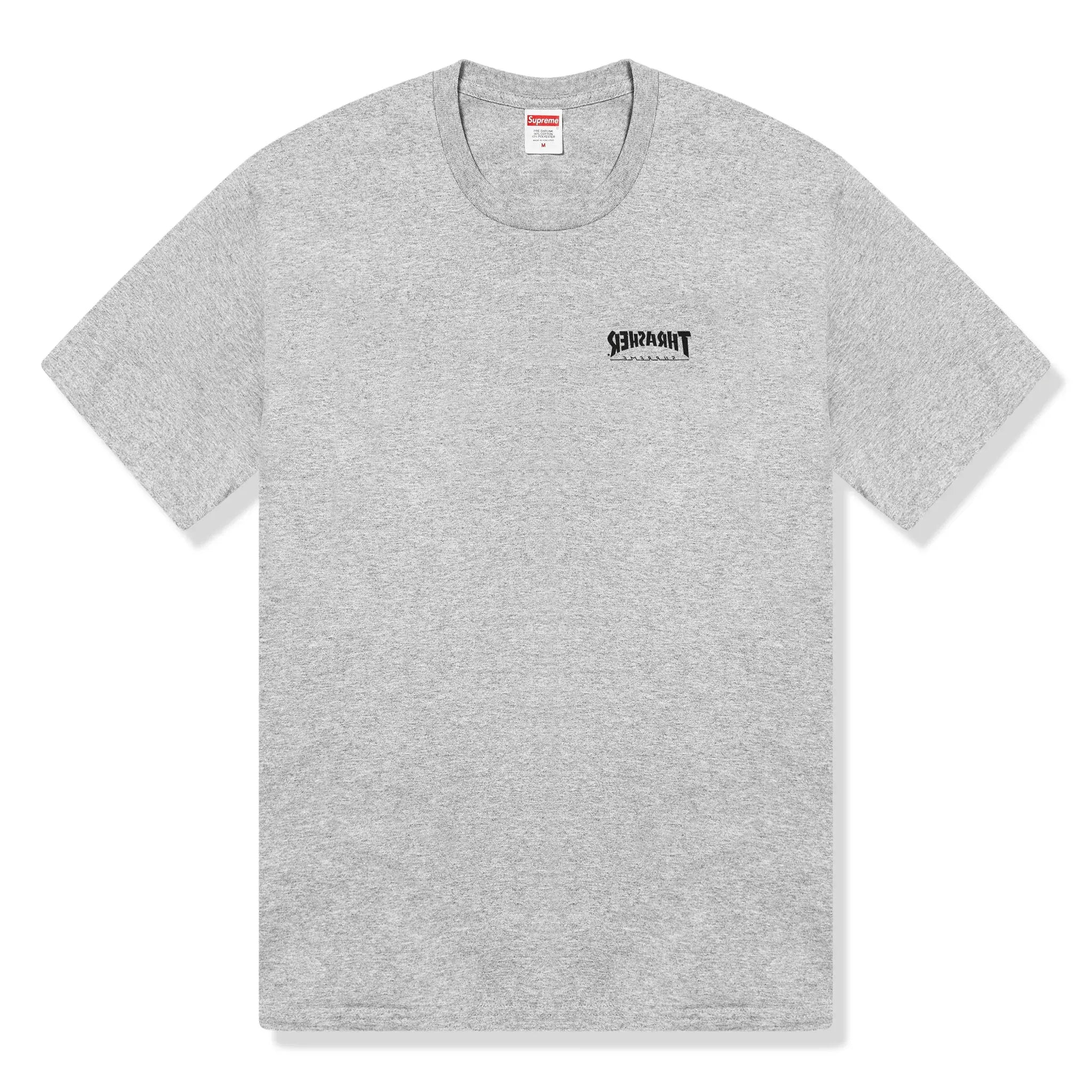 Supreme x Thrasher Cross Heather Grey T Shirt