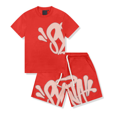 Syna World Logo Red T-Shirt & Shorts