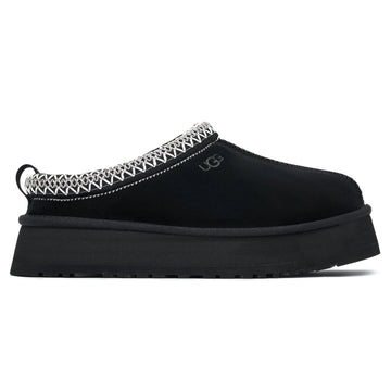 UGG Tazz Platform Black Slippers (W)