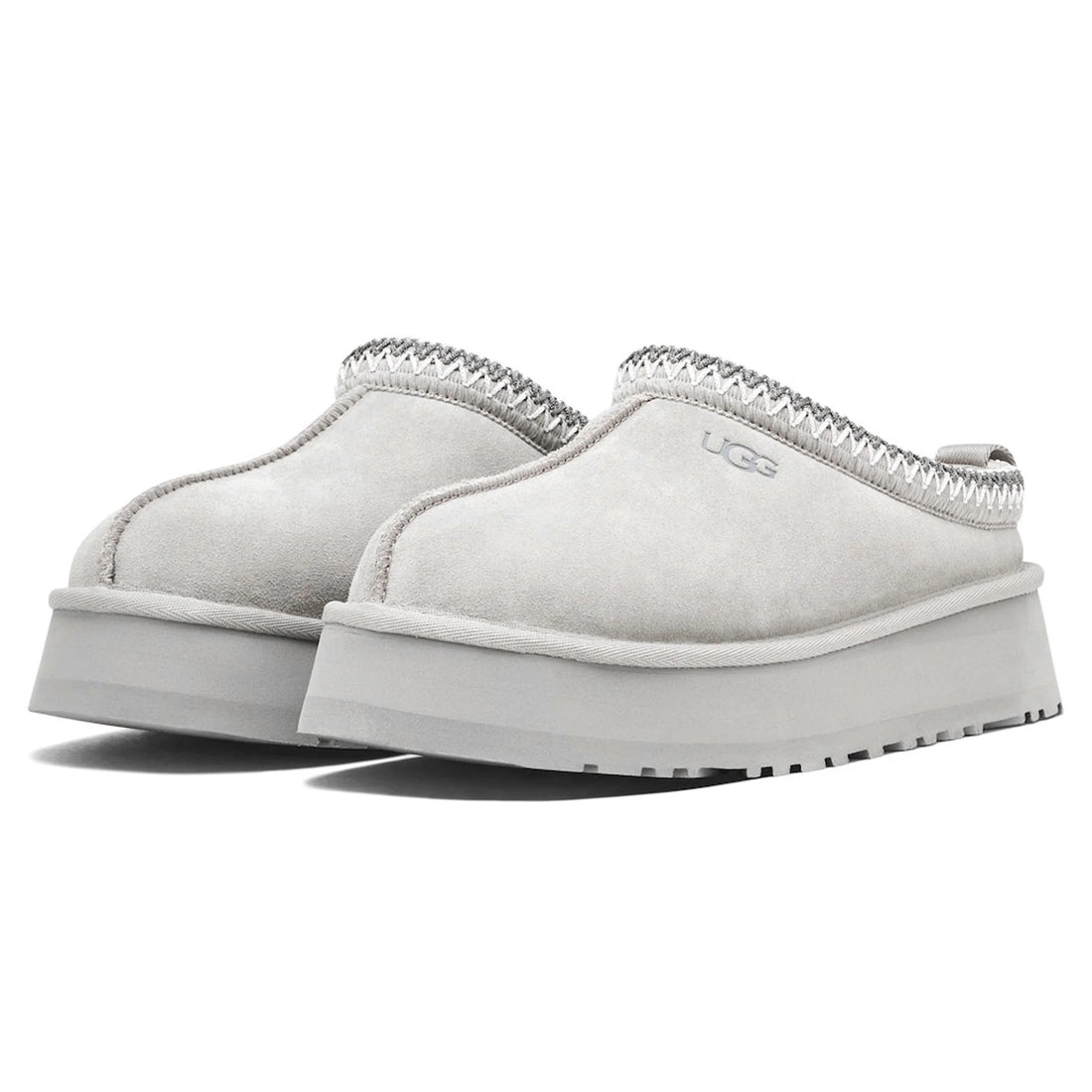 UGG Tazz Platform Seal Grey Slippers (W)